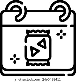 Calendar icon symbol vector image