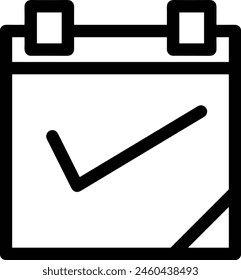 Calendar icon symbol vector image