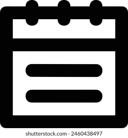 Símbolo de Vector de calendario Imagen