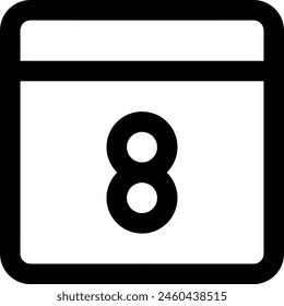 Calendar icon symbol vector image