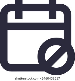 Calendar icon symbol vector image