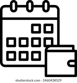 Calendar icon symbol vector image