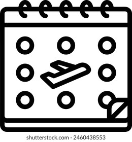 Calendar icon symbol vector image