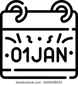 Calendar icon symbol vector image