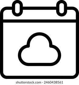 Calendar icon symbol vector image