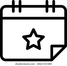 Símbolo de Vector de calendario Imagen