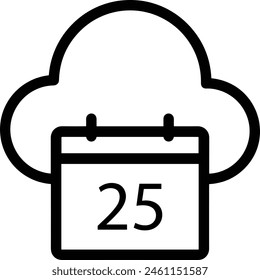 Símbolo de Vector de calendario Imagen