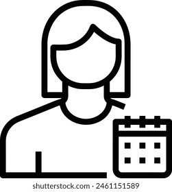 Calendar icon symbol vector image