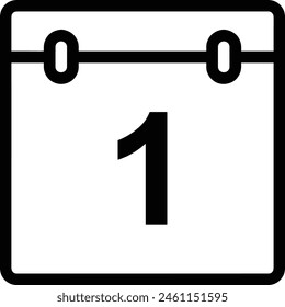 Calendar icon symbol vector image