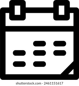 Calendar icon symbol vector image