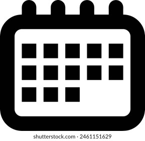 Símbolo de Vector de calendario Imagen