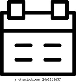 Calendar icon symbol vector image