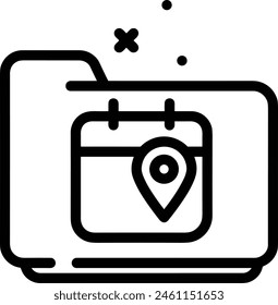 Calendar icon symbol vector image