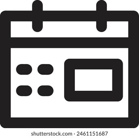 Bild Vektorgrafik Kalendersymbol