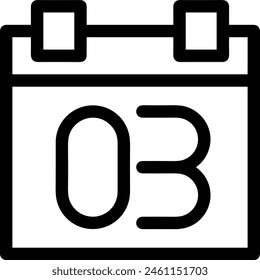 Calendar icon symbol vector image