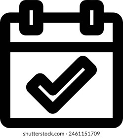 Símbolo de Vector de calendario Imagen