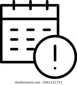 Símbolo de Vector de calendario Imagen
