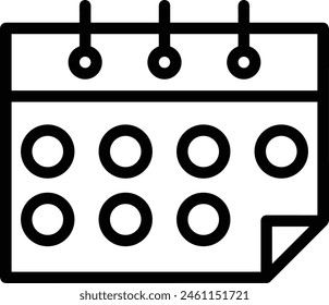 Calendar icon symbol vector image