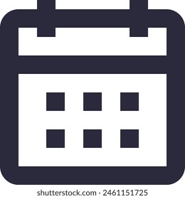 Símbolo de Vector de calendario Imagen