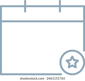 Símbolo de Vector de calendario Imagen