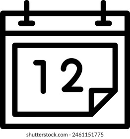 Calendar icon symbol vector image