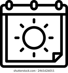 Calendar icon symbol vector image