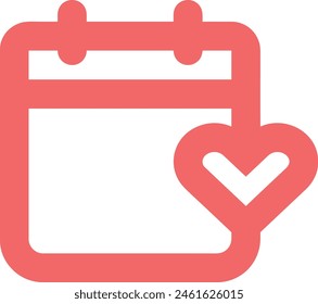Símbolo de Vector de calendario Imagen