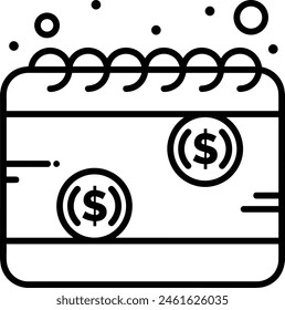 Bild Vektorgrafik Kalendersymbol