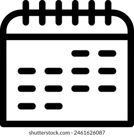 Calendar icon symbol vector image