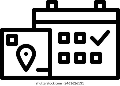 Bild Vektorgrafik Kalendersymbol