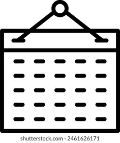 Símbolo de Vector de calendario Imagen