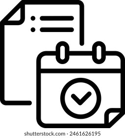 Bild Vektorgrafik Kalendersymbol