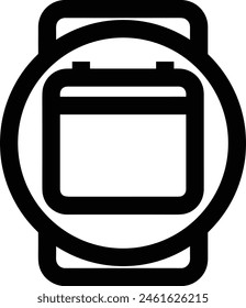 Calendar icon symbol vector image