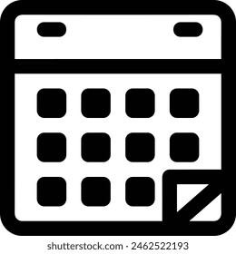 Calendar icon symbol vector image