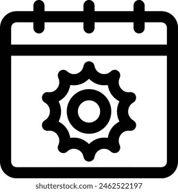 Símbolo de Vector de calendario Imagen