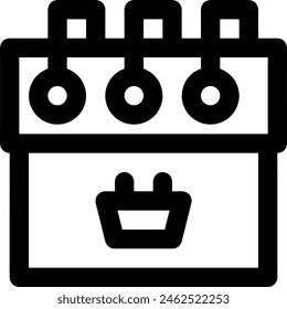 Calendar icon symbol vector image
