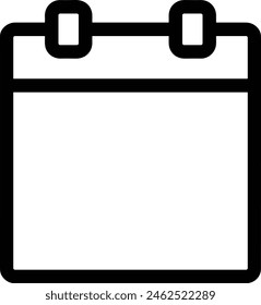 Calendar icon symbol vector image
