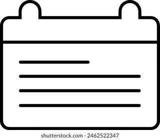 Calendar icon symbol vector image