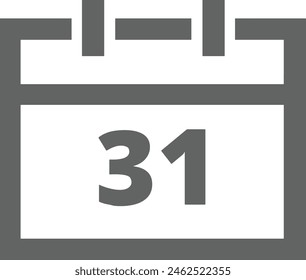 Calendar icon symbol vector image