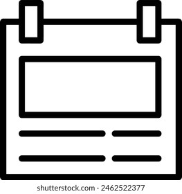 Símbolo de Vector de calendario Imagen