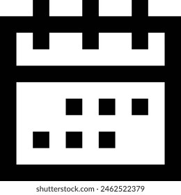 Calendar icon symbol vector image