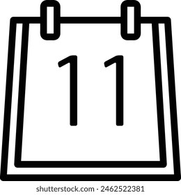 Símbolo de Vector de calendario Imagen