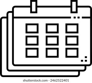 Bild Vektorgrafik Kalendersymbol
