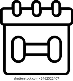 Símbolo de Vector de calendario Imagen