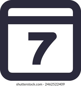 Calendar icon symbol vector image