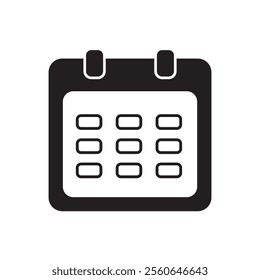 Calendar icon symbol vector image