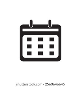 Calendar icon symbol vector image
