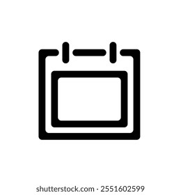 calendar icon. Calendar symbol. calendar vector icon. important times or anniversaries. line design style. vector design template