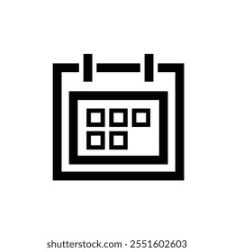 calendar icon. Calendar symbol. calendar vector icon. important times or anniversaries. line design style. vector design template