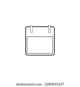 Calendar icon symbol vector office on white background